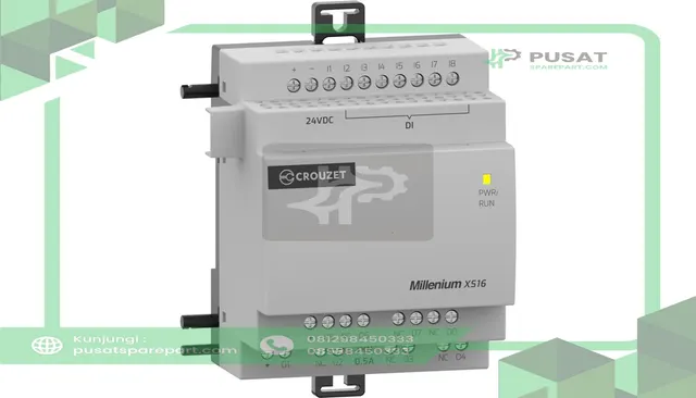 Crouzet MXS16D1 PLC Expansion Module, 8 Digital Input, 24 VDC, Millenium Series