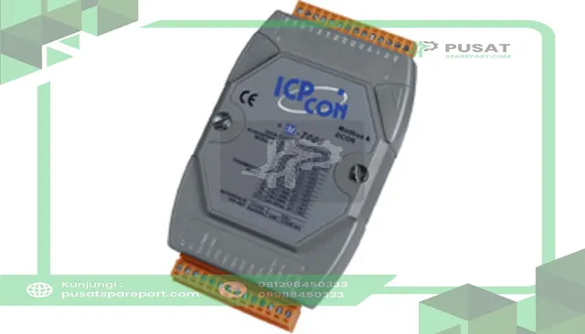 ICP M-7005 Modbus RTU Remote I/O Module, 8-Chan Thermistor Input & 6-Chan Alarm Output Mod