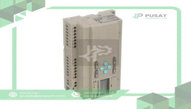 Omron Automation ZEN-20C3DR-D-V2 Controller, CPU, 12 Inputs, 8 Outputs, 12-24VDC, LCD Display, Non-Expandable - gambar 3