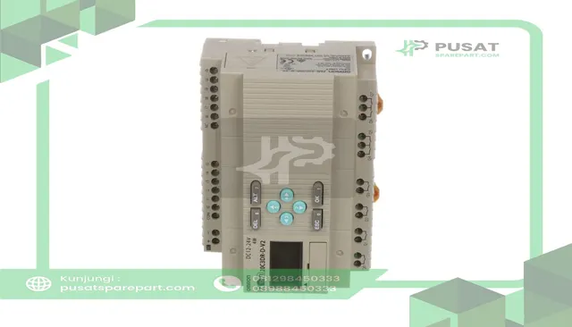 Omron Automation ZEN-20C3DR-D-V2 Controller, CPU, 12 Inputs, 8 Outputs, 12-24VDC, LCD Display, Non-Expandable - gambar 2