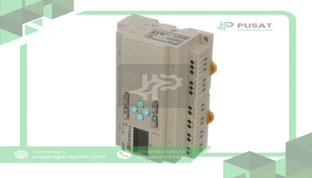 Omron Automation ZEN-20C3DR-D-V2 Controller, CPU, 12 Inputs, 8 Outputs, 12-24VDC, LCD Display, Non-Expandable - gambar 5