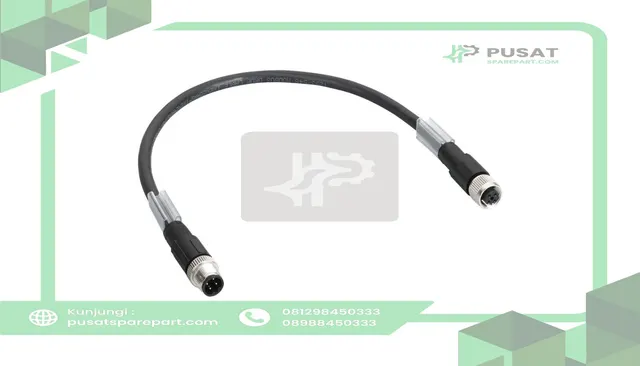 Schneider Electric TCSXCN1M1F10E BUS CABLE,STRAIGHT,M12-B,MALE-FEM, 10M