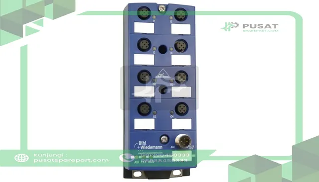 Bihl+Wiedemann BWU2645 AS-i Digital I/O Module, IP67, M12, 4I/4O