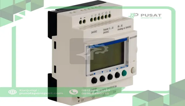 Schneider Electric SR3B102BD Smart Relay, 10 I/O, 24VDC, Display, Transistor Out, Zelio SR3 Series