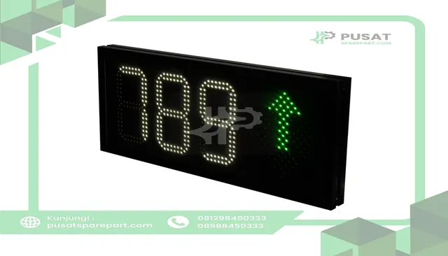 Carlo Gavazzi, Inc. SBPDIS3AR Carpark Display,Three White Digits,Right Green Arrow Or Red Cross