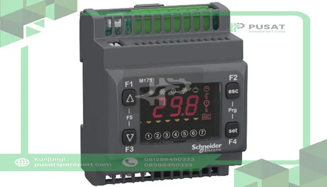 Schneider Electric TM171ODM22S Controller, Logic, M171, 22 I/O, 2 SSR, Optimized, Display, Modbus