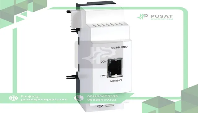 Schneider Electric SR3MBU01BD communication module, Zelio Logic SR2 SR3, modbus slave, 24V DC, smart relay