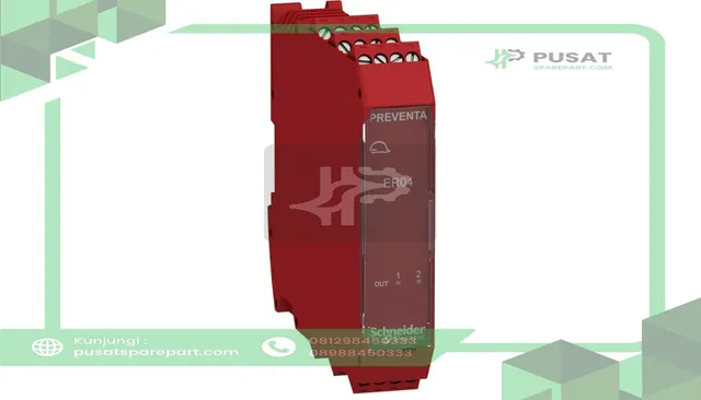 Schneider Electric XPSMCMER0004 4 safety relay outputs exp. spring term