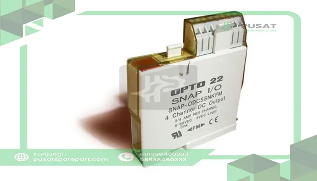 Opto 22 SNAP-ODC5SNKFM Module, SNAP 4-Ch 5-60 VDC Digital Output Module, Factory Mutual Approved