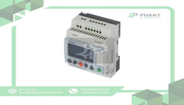 Crouzet 88974141 Controller,PLC,Sup-V 24DC,6 Analog/Digital In,4 Relay Out,Panel Mnt,IP20, IP40 - gambar 5