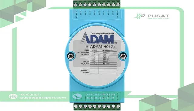 Advantech ADAM-4017+-F Remote Io Module, 8 Ch Analog In, Modbus, 3000 VDC Iso, adrxo, ADAM-4000 Series
