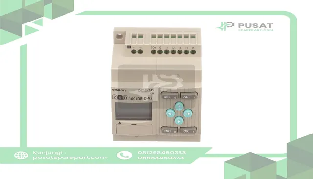 Omron Automation ZEN-10C1DR-D-V2 Controller, CPU, 6 Inputs and 4 Outputs, DC Input, Relay Output, DC Power Supply - gambar 3