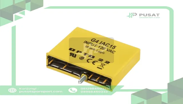 Opto 22 G4IAC15 Module, Input, 90 to 140, 5 mA Max.), 100 uA @ 30 VDC (Output), 28 Kilohms - gambar 5
