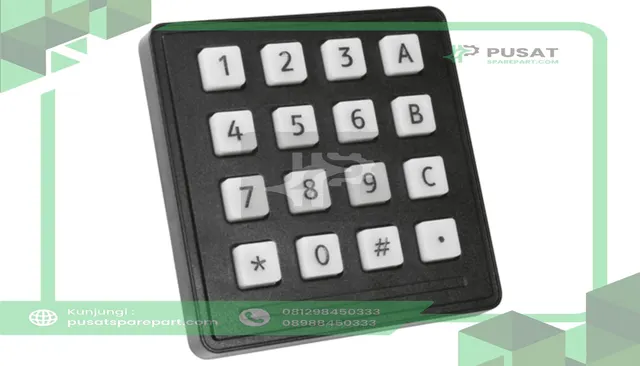 Storm Interface 7203-16T0203 Keypad;Rugged;16 Key;Non-Illuminated;White w/Black Markings;IP65 Sealed