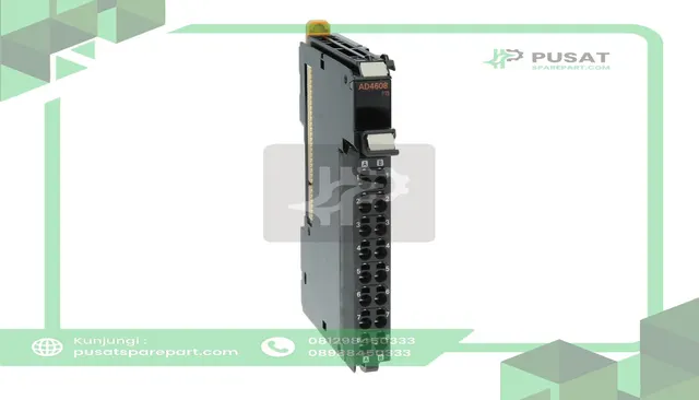 Omron Automation NX-AD4608 PLC Expansion Module, 8 Analog Voltage In, I/O or Free Run Refresh, NX Series
