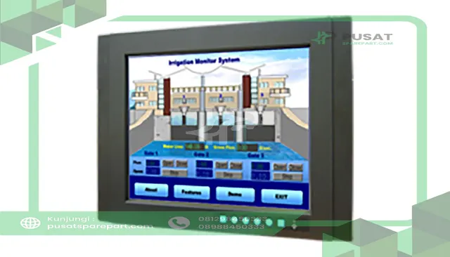Advantech FPM-3151G-R3BE Industrial Monitor, 15 XGA WT Industrial MONITOR W/Resistive Touchscreen