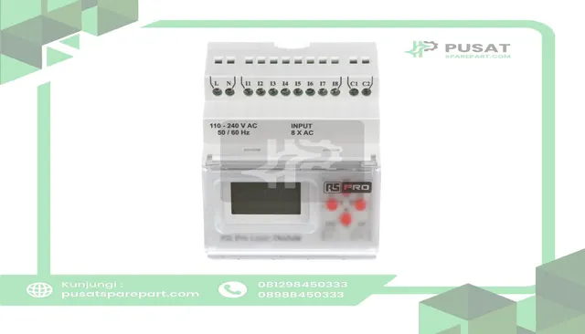 RS PRO 9176361 Logic Module 8 Input 4 Output ModBus Networking Computer Interface Digital,Relay
