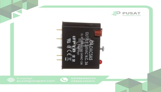 Opto 22 G4OAC5A5 PLC I/O Module G4 3 A 24 - 280 V ac, 48.8 x 12.2 x 41.1 mm
