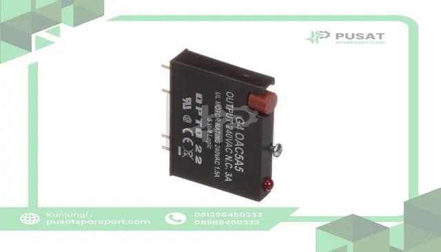 Opto 22 G4OAC5A5 PLC I/O Module G4 3 A 24 - 280 V ac, 48.8 x 12.2 x 41.1 mm - gambar 5