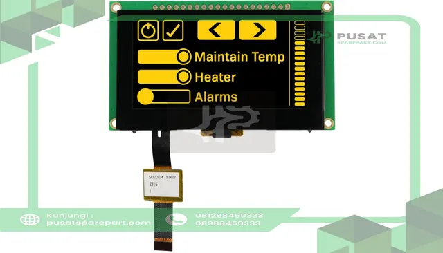 Newhaven Display International NHD-2.7-12864WDY3-CTP Graphic OLED Capacitive Touch, 2.7in, 128 x 64 pixels, 82 x 47.5 x 7.2, Yellow