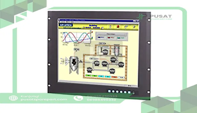 Advantech FPM-3191G-R3BE Industrial Monitor, 9U 19 SXGA Industrial W/Resistive Touchscreen COMBO