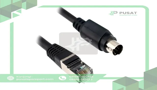 Schneider Electric XBTZ9782 Uni-Telway/Modbus serial link - L = 10 m - 1 male mini DIN + 1 RJ45
