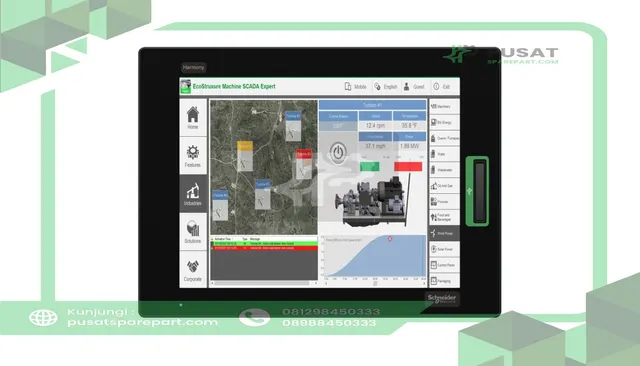 Schneider Electric HMIFP6700TMD 15.0 Industrial FPM, Harmony FP6, XGA, 16M colors, Analog Multi Touch - gambar 5
