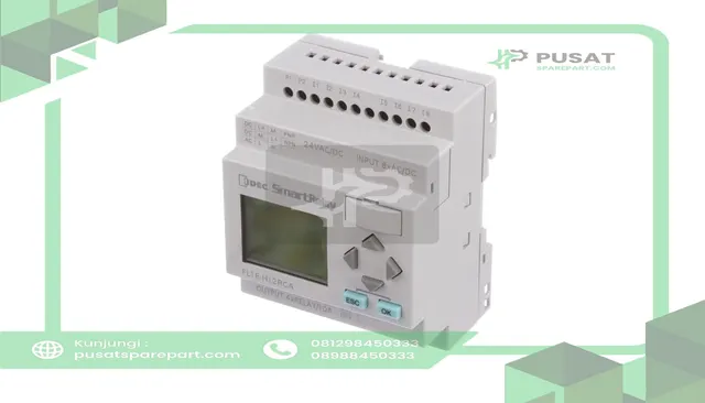 IDEC Corporation FL1E-H12RCA Controller, 8 Digital In, 4 Relay Out, 24V AC/DC, LCD Disp, EEPROM, SmartRelay - gambar 5