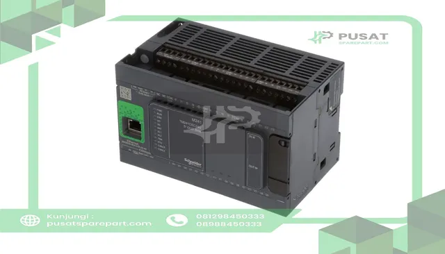 Schneider Electric TM241CEC24U Controller, Logic, 24IO, Transistor NPN, Etherne t, CAN Master, Modicon M241 - gambar 5