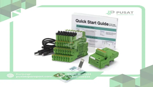 Phoenix Contact 2905504 PLC Starter Kit, Logic Module, 8 output Term Blocks, USB cable, LOGIC + Software