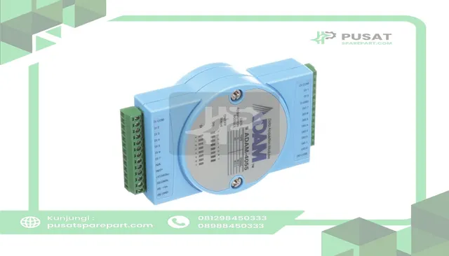 Advantech ADAM-4055-BE Remote I/O, 16-Ch Isolated DI/DO Module w/ LED & Modbus, ADAM-4000 Series