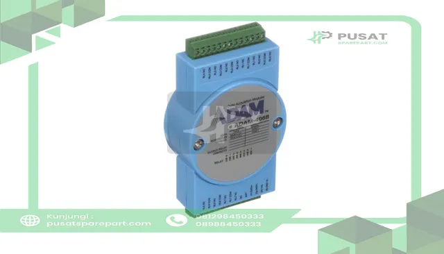 Advantech ADAM-4068-BE Remote I/O Module, 8-Ch Relay Output Module w/ Modbus, 24 VDC, ADAM-4000 Series - gambar 2