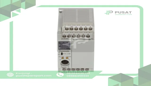 Panasonic Industrial Automation AFPX-C14R PLC, 8 DC Inputs, 6 Relay Outputs, RS232C, RS485, 16 kstep, FP-X Series - gambar 4