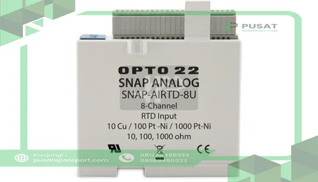 Opto 22 SNAP-AIRTD-8U SNAP 8-Ch Multifunction RTD/Resistance Analog Temperature Input Module