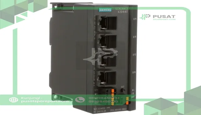 Siemens 6GK52040BA002BA3 Simatic, Scalance X204Irt, Managed Switch