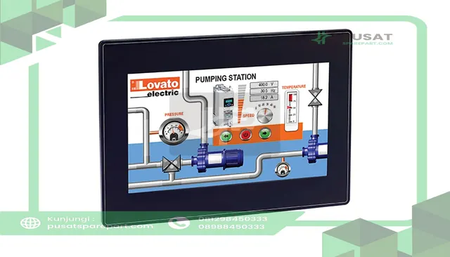 LOVATO Electric LRHA10 HMI Display 10" TFT LCD, 12-24 VDC, IP66, LRH Series