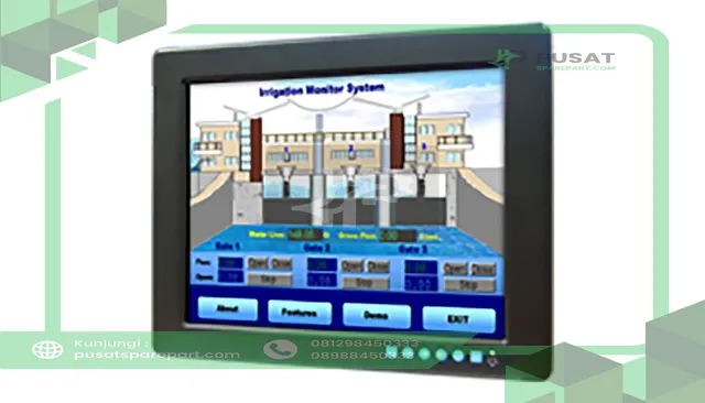 Advantech FPM-3121G-R3BE Industrial Monitor, 12.1" XGA WT Industrial Monitor w/ Resistive Touchscreen