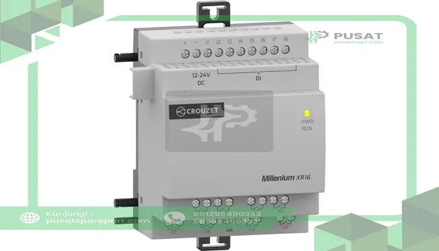 Crouzet MXR16D7 PLC Expansion Module, 8 DI 8DO, 12-24 VDC, Millenium Series