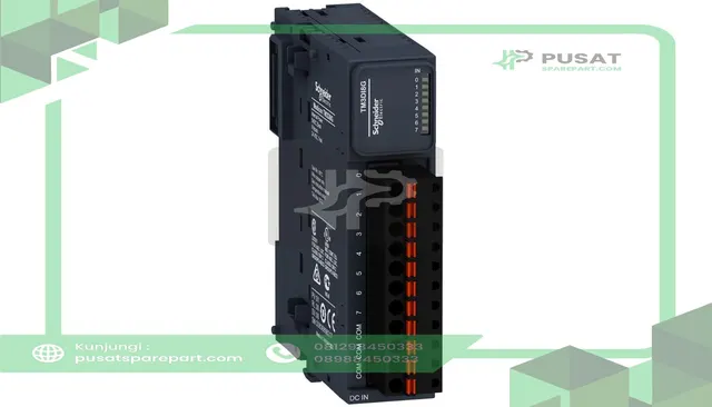 Schneider Electric TM3DI8G Discrete input module, Modicon TM3, 8 inputs (spring) 24 VDC