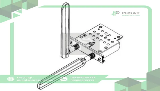 Schneider Electric HMIYP6MPWF wireless module, Harmony P6, Expansion option, WiFi/Bluetooth 2x antennas