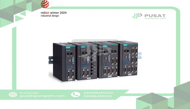 Moxa DRP-A100-E2-T-Win10 DIN-rail type, Atom x6211E,64GB CFAST, Win10, 8GB DDR4, COMx2, LANx2, USB 3.0x3