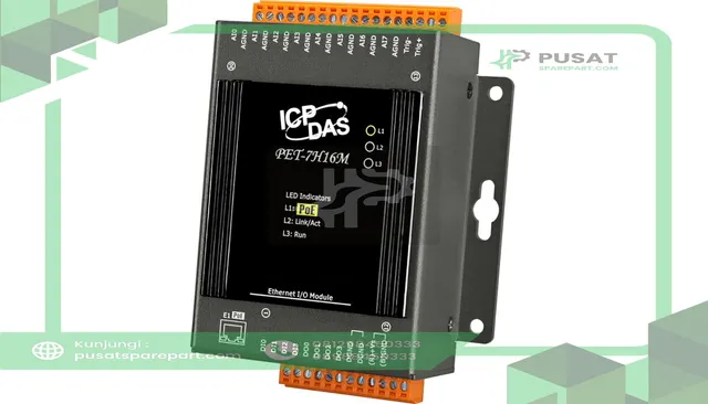 ICP PET-7H16M Ethernet High Speed Data Acquisition Module with 8 x AI, 4 x DI, 4 x DO