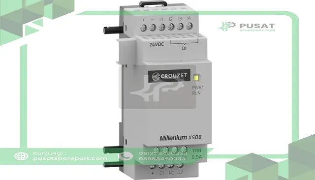 Crouzet MXS08D1 PLC Expansion Module, 4 Digital Input, 24 VDC, Millenium Series