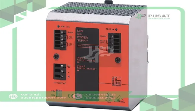 ifm efector AC1212 Power supply, Dual Asi power, Output current 2 x AS-i 4 A, terminals
