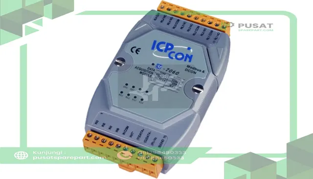 ICP M-7060 Modbus Version, 4 Isolated Digital Input and 4 Relay Output Module
