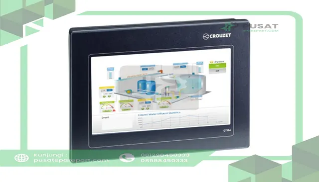 Crouzet 88970533 HMI 7" Touchscreen 16.7M Color 800x480 Pixels 24VDC IP65 XE10R Series