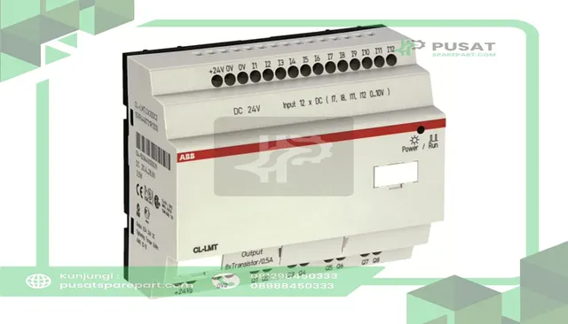 ABB 1SVR440721R1300 Logic Relay, W/Display + Keypad, 12IN/8 Transistor Out, Expandable, 24V DC