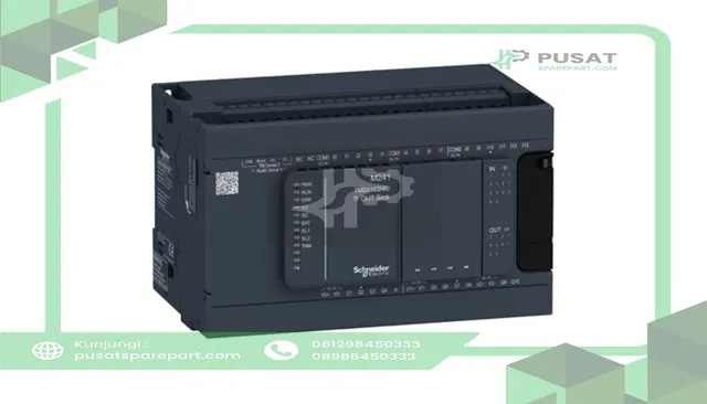 Schneider Electric TM241C24U Controller, Logic, 24IO, Transistor NPN, Modicon M241