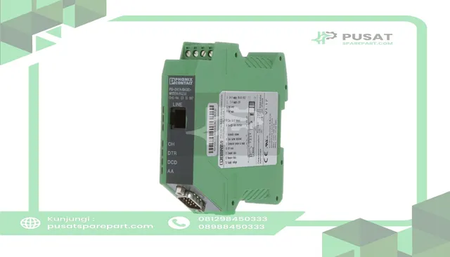 Phoenix Contact 2313067 Industrial Analog Modem, 3-way Electrical Isolation, RS232, 24VDC, DIN Rail