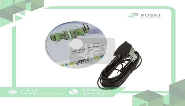 Phoenix Contact 2313067 Industrial Analog Modem, 3-way Electrical Isolation, RS232, 24VDC, DIN Rail - gambar 4